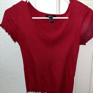 Forever 21, Red Crop Top